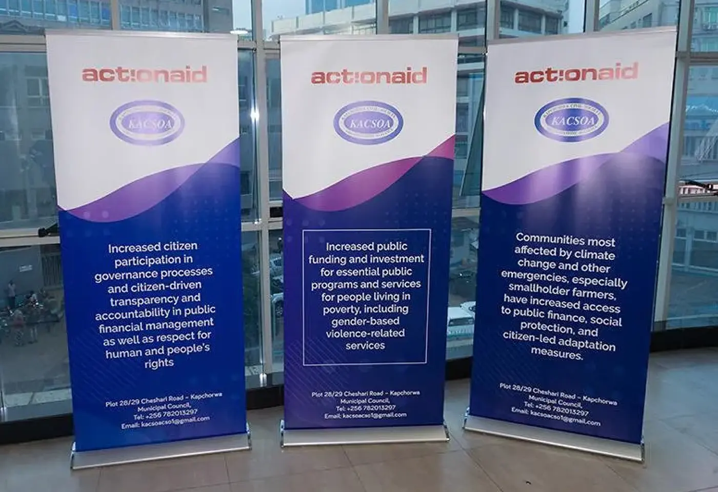 Aluminium Broad Base Roll Up Banners by Kamog Artistry (U) Ltd