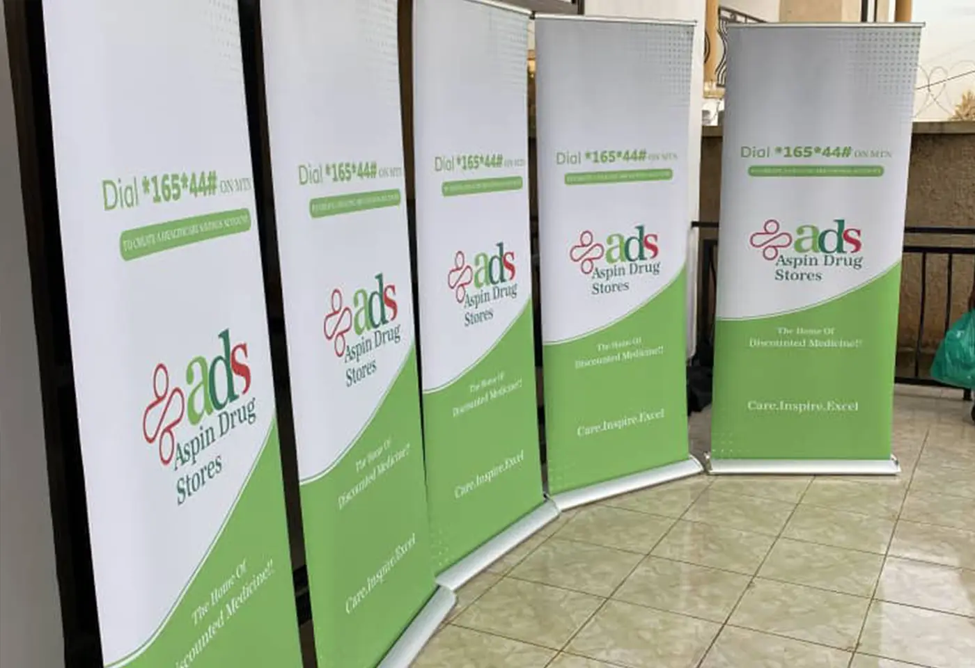 Plastic Broad Base Roll Up Banners by Kamog Artistry (U) Ltd