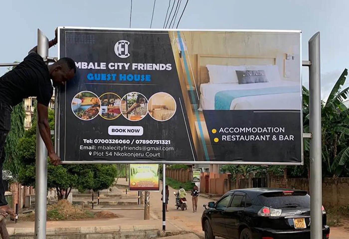 Double-Sided Road Light Box Signage by Kamog Artistry (U) Ltd