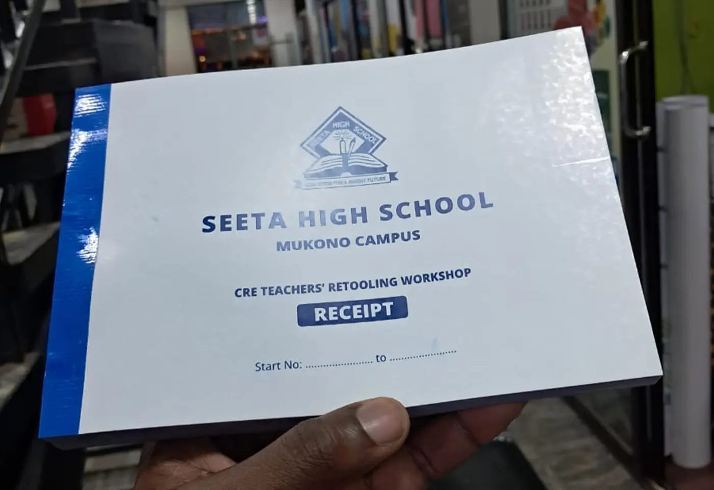 A5 Receipt Books 100 Pages by Kamog Artistry (U) Ltd