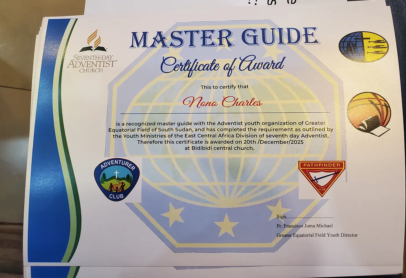 Printed A4 Certificates Normal Artboard Paper by Kamog Artistry (U) Ltd