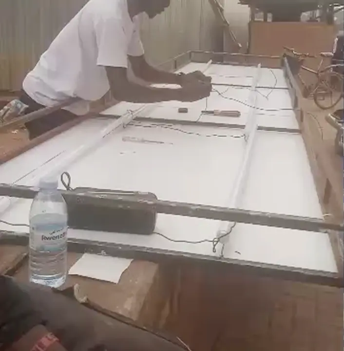 Electrical wiring installation process for Ability Pharmacy light box signage