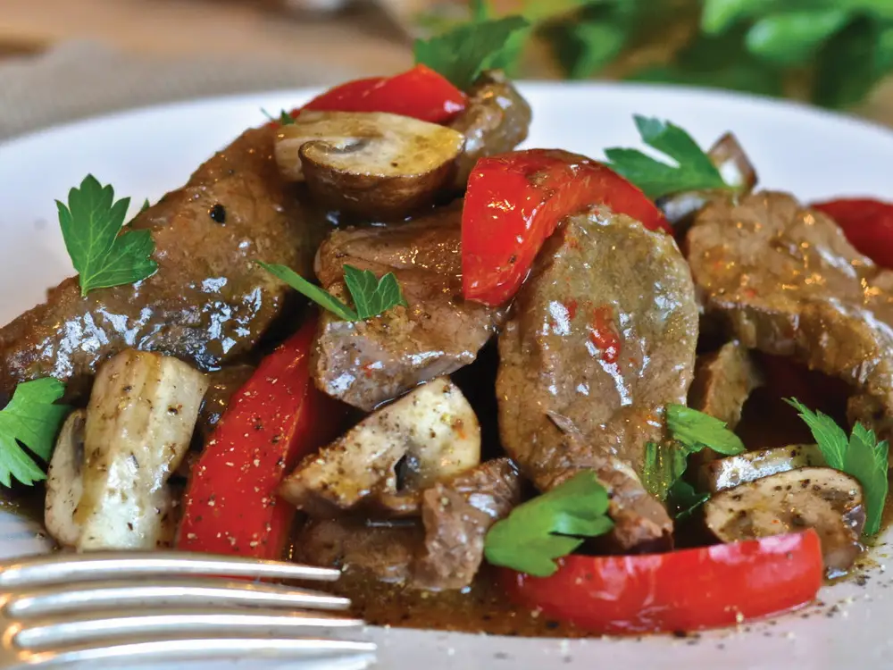 Equinox Restaurant beef delight food image for the digital menu