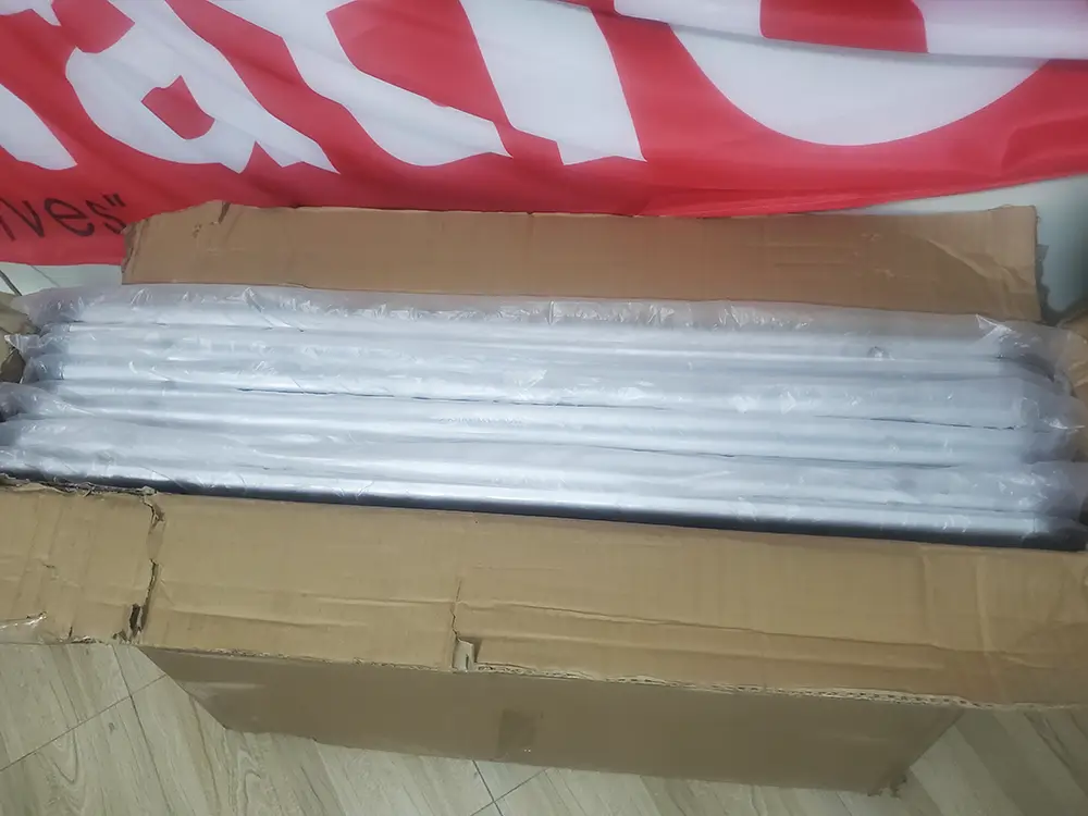 Snapper frames packed in a box for safe delivery to Liberation Community Finance.