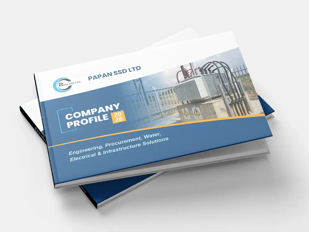 PAPAN SSD company profile cover mockup by Kamog Artistry (U) Ltd