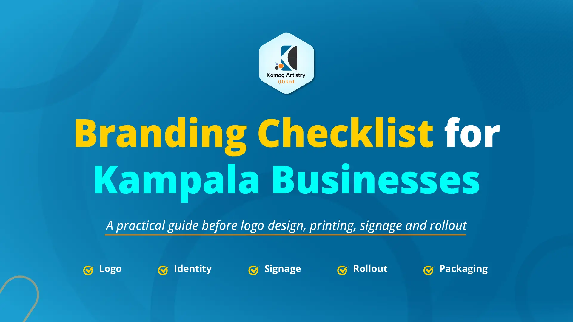 Branding checklist for Kampala businesses