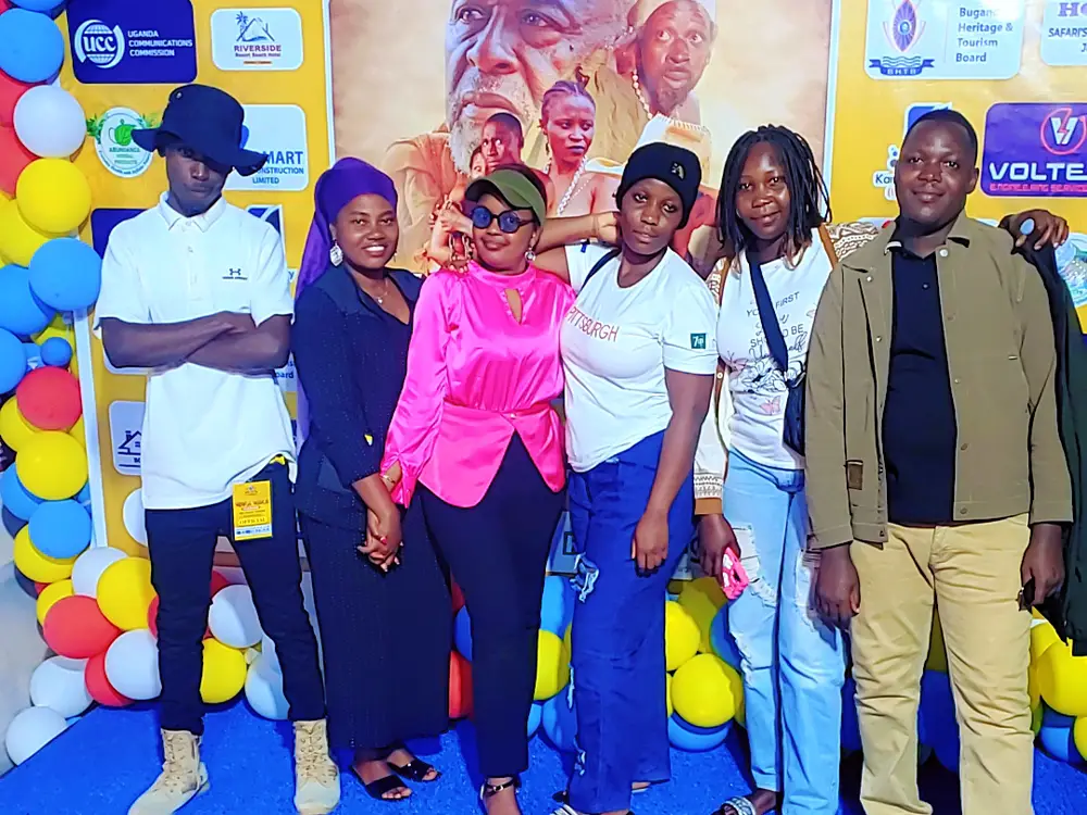 Waka Waka red carpet branding and media wall at the premiere