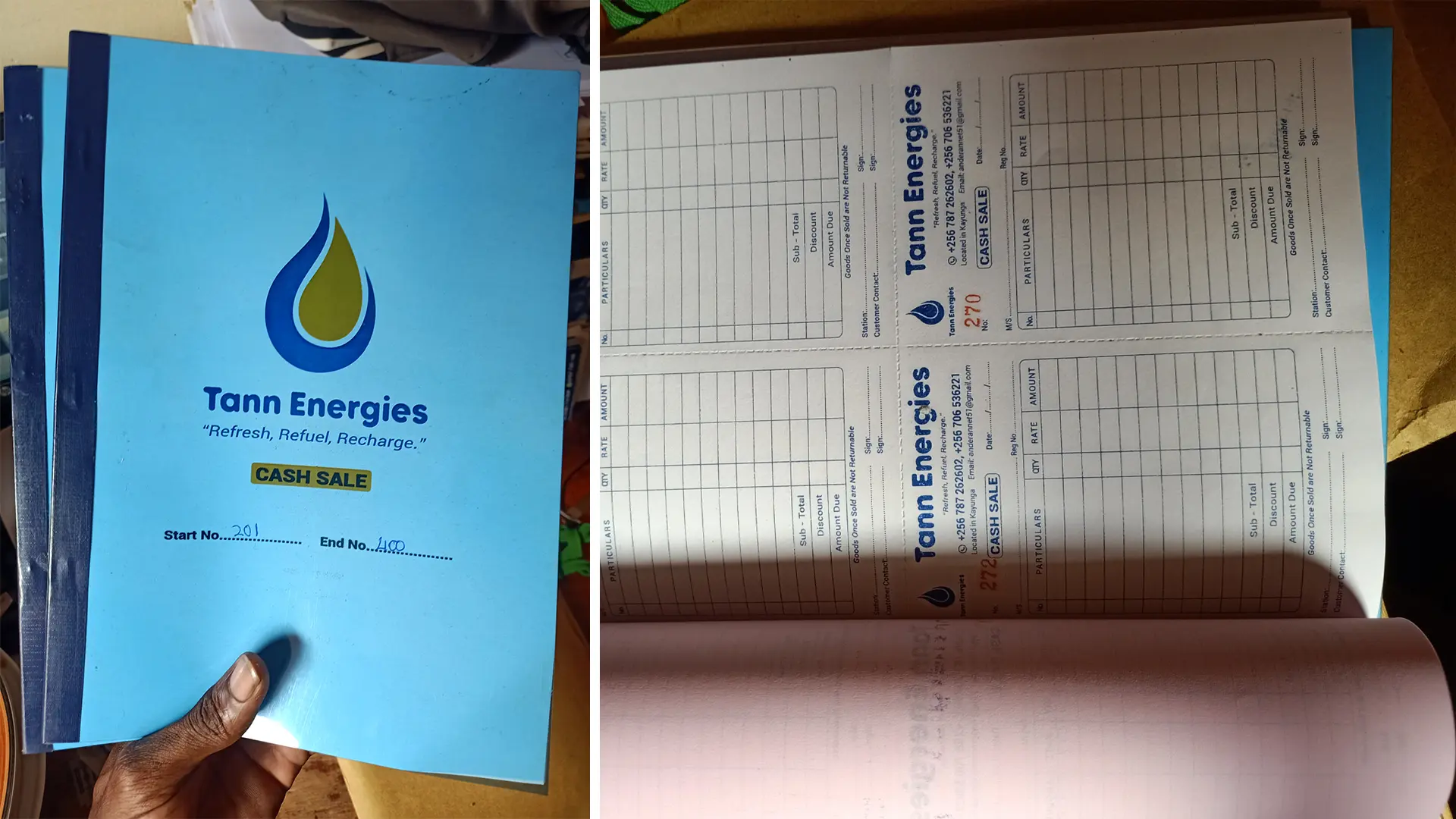 Branded stationery printing and corporate office materials by Kamog Artistry (U) Ltd in Uganda