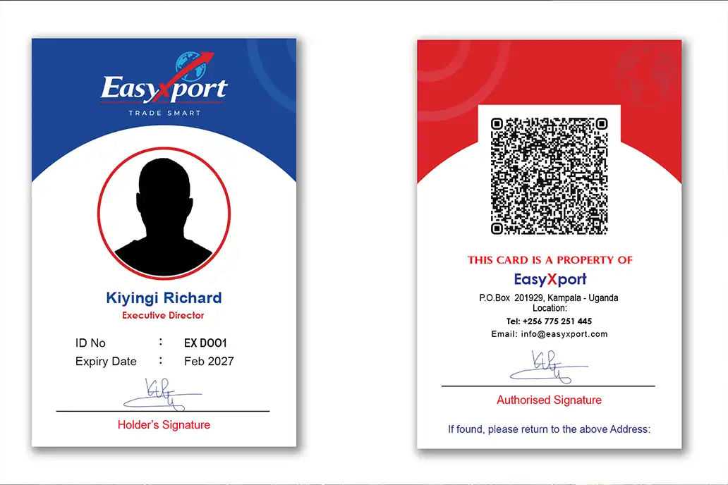 Corporate brand identity employee company id designs