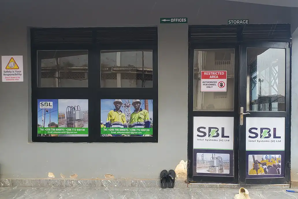 Corporate brand identity design in Kampala — complete visual identity system for companies