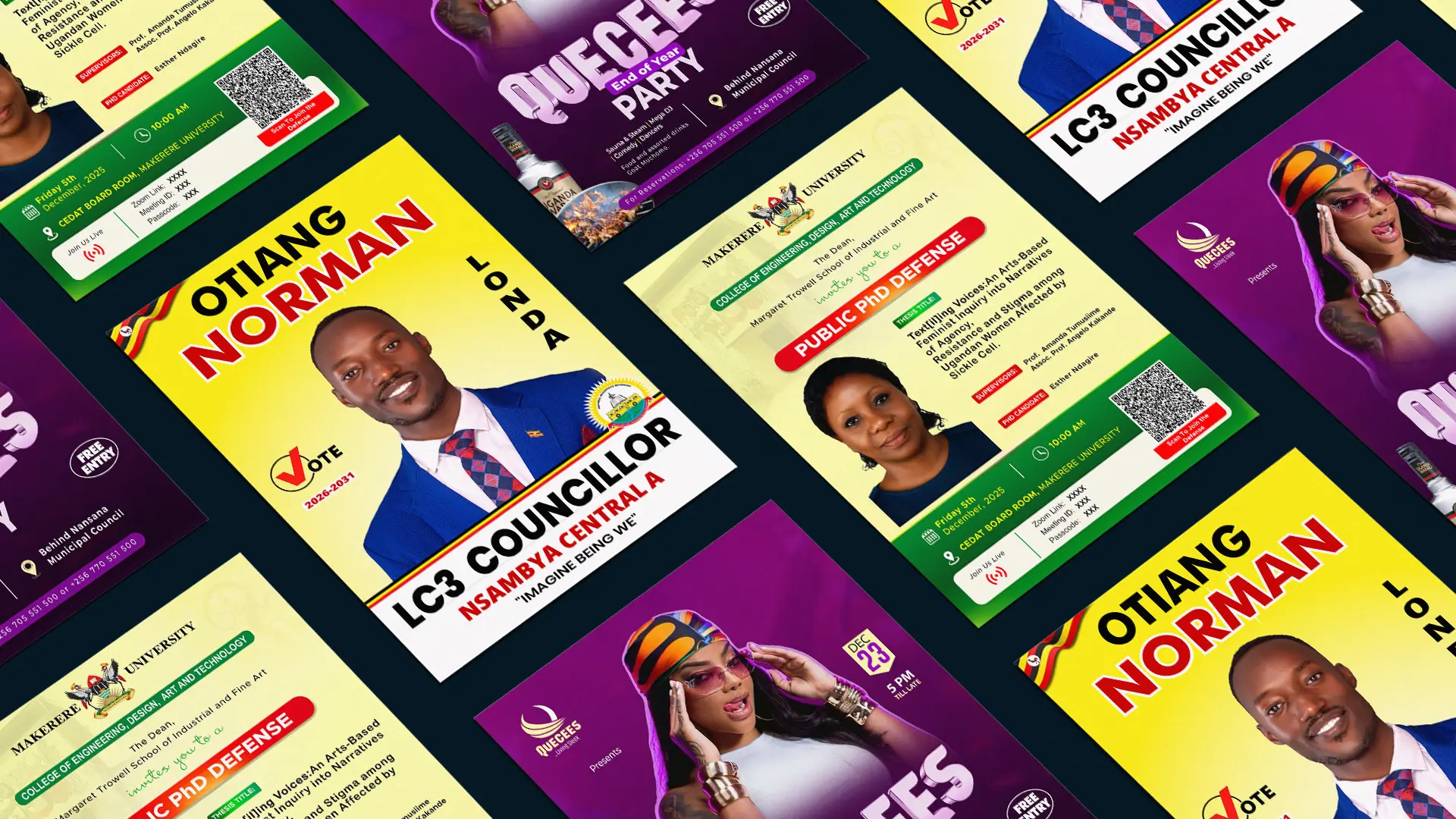 Flyer design in Kampala for promotional campaigns events offers and business marketing communication