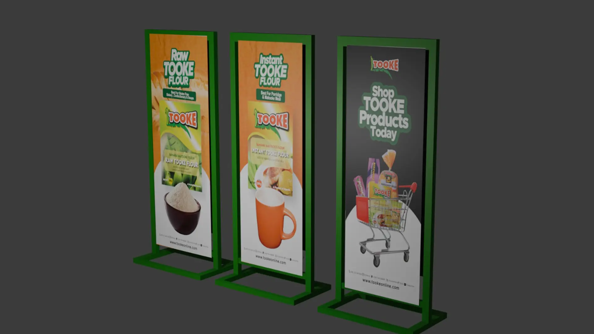 Outdoor advertising signage and large format banners by Kamog Artistry (U) Ltd in Kampala, Uganda