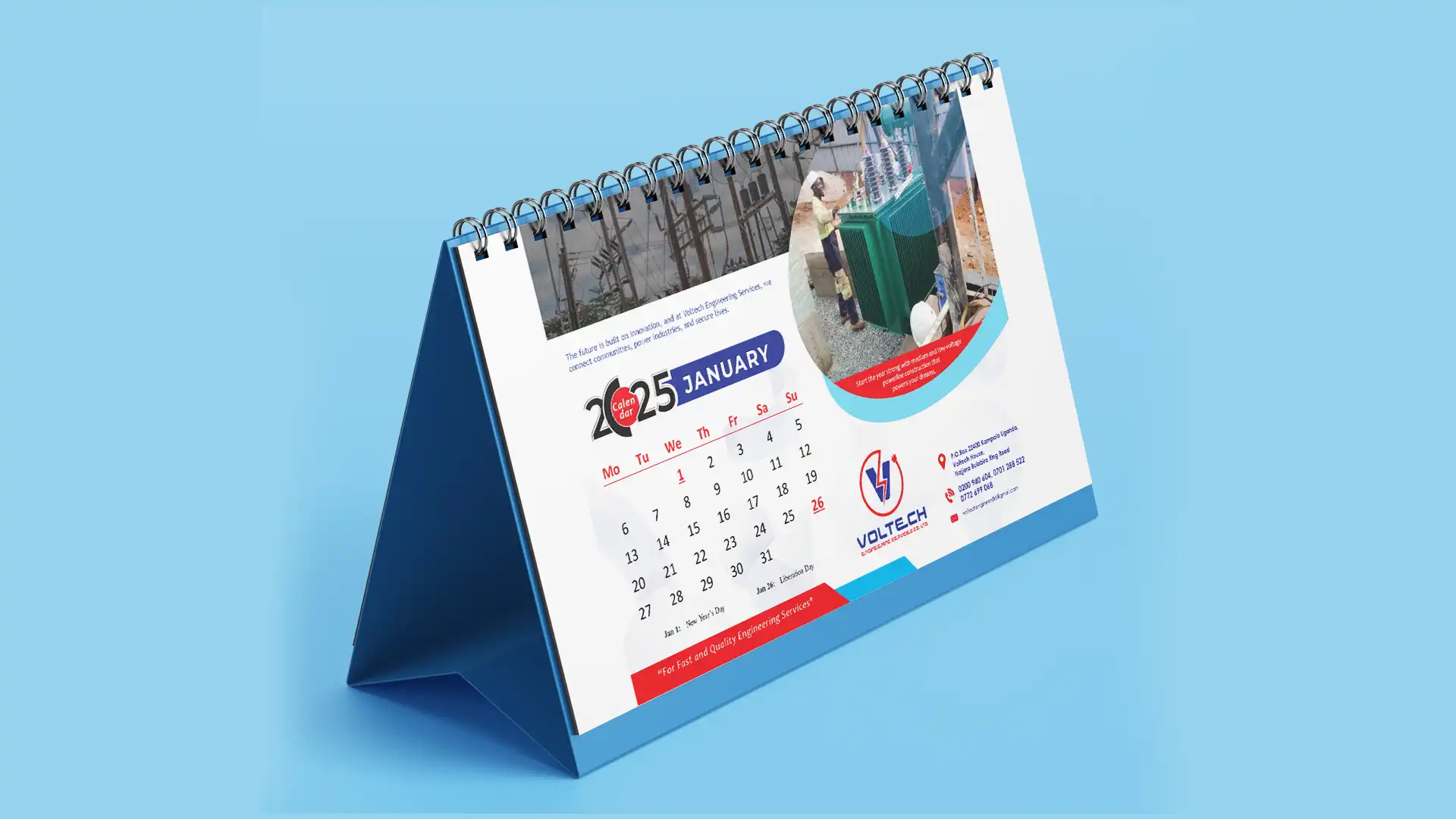 Calendar Printing Kampala — hero