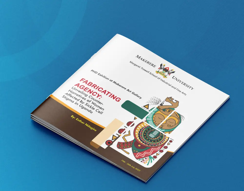 Perfect bound academic catalogue with premium cover finish printed in Kampala