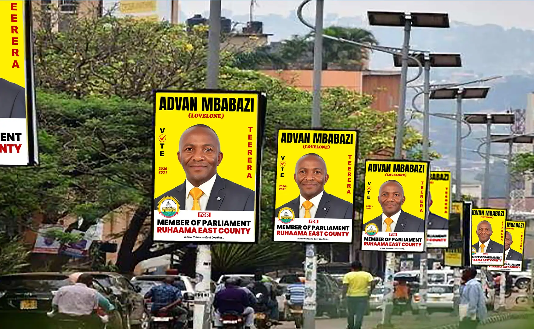 A2/A1 promotion poster printing in Kampala for shop display.