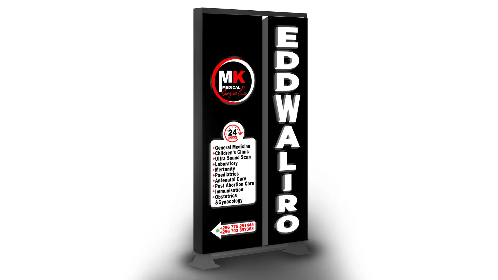 Signage and branding installation in Kampala by Kamog Artistry (U) Ltd